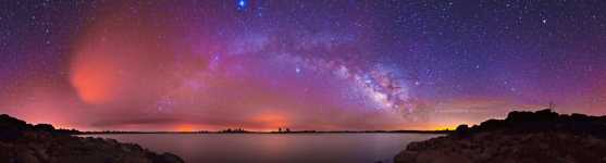 Arizona - A Stormy Night at Ashurst Lake - 360
