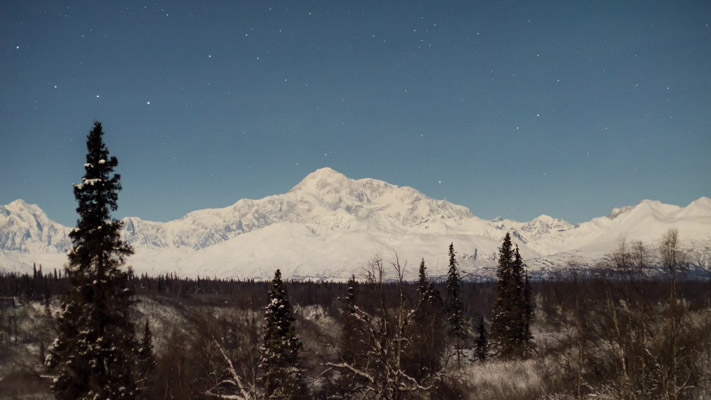 Alaska - Moonlit Denali