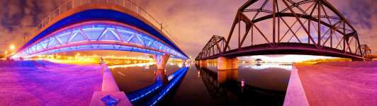 Arizona - Phoenix - Tempe Town Lake - Bridges - 360