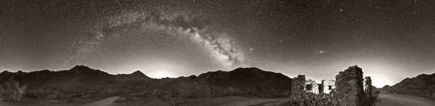 Arizona - Scadden Wash Cabin - 360 B+W