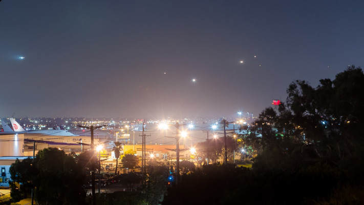 California - LAX at Night