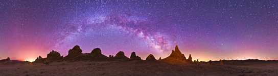 California - Dark Sky at Trona Pinnacles - 360