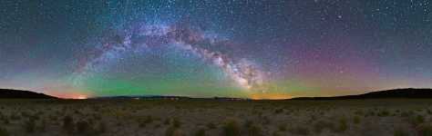 California - Goose Lake Nightscape - 360