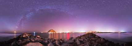 California - Morro Bay Jetty and Nightscape - 360