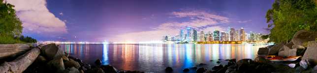 Canada - Vancouver - Deadman Island and Night Cityscape - 230