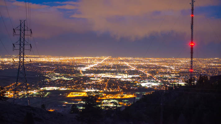Colorado - Denver Skyline from Lookout Mountain