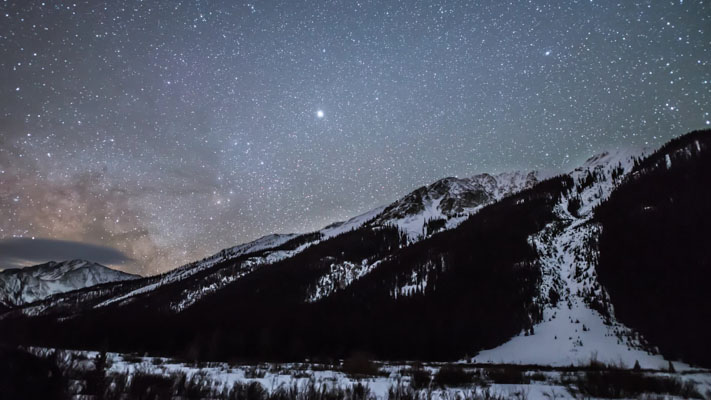 Colorado - Star Mountain and the Milky Way