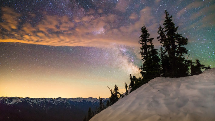 Hurricane Ridge - Olympic National Park - 3 Hour Star Timelapse