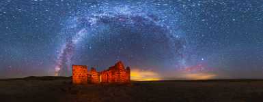Idaho - Wickahoney Ruins and Light of Boise - 360