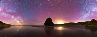 Oregon - Cape Blanco and Needle Rock - Nightscape - 360