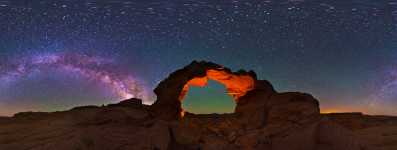Utah - Arsenic Arch and the Starscape - 360