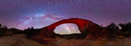Utah - Owachomo Bridge - Natural Bridges NM - And the Dark Sky - 360