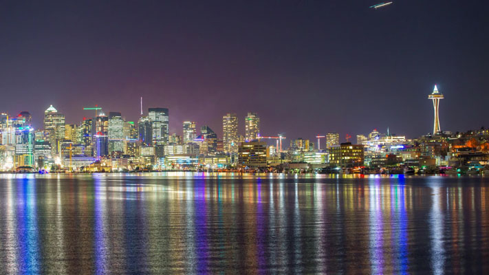 Washington - Seattle - Lake Union - Space Needle